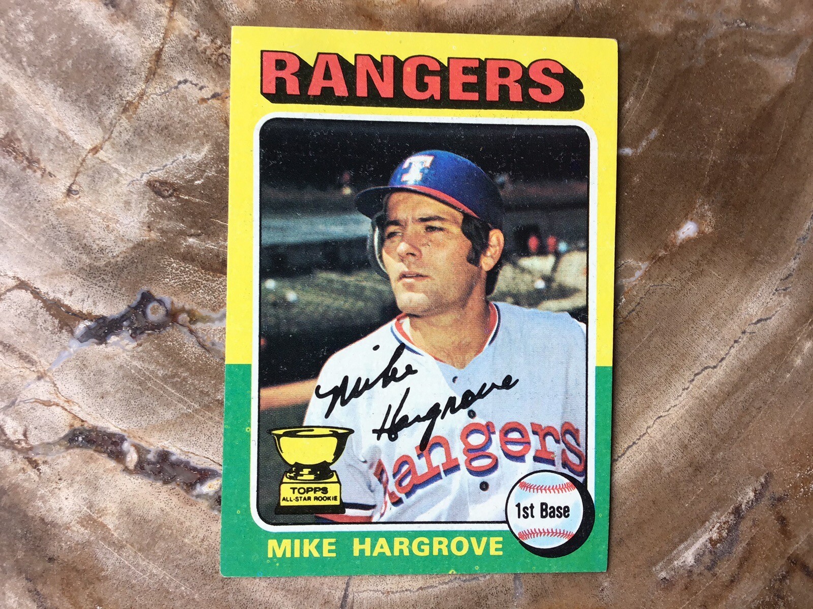 1975 Topps – Minis #106 Mike Hargrove (RC)