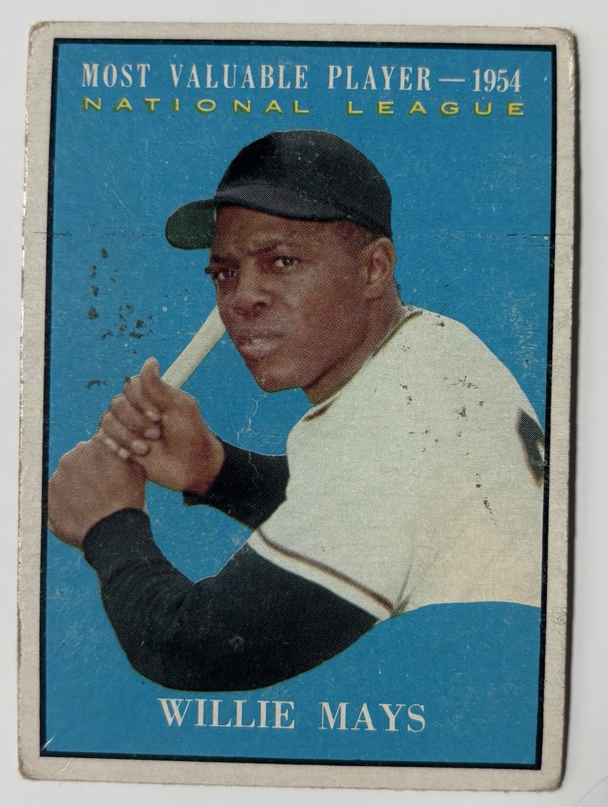 1961 Topps – Willie Mays Most Valuable Player – 1954 National League #482 Good