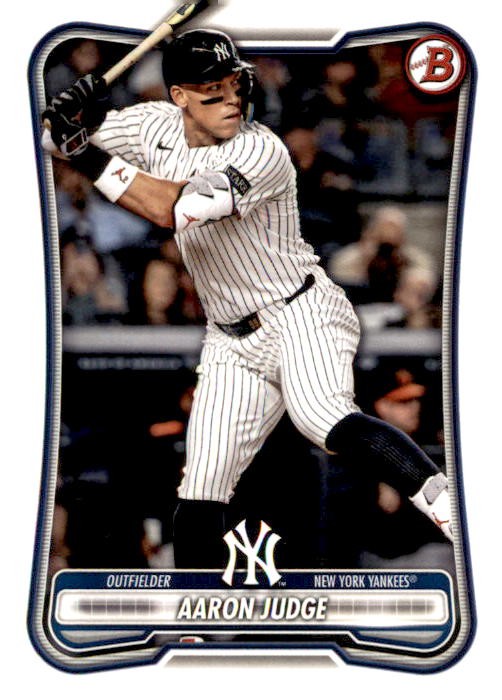 2026 Bowman Aaron Judge New York Yankees #1 5 Card Lot