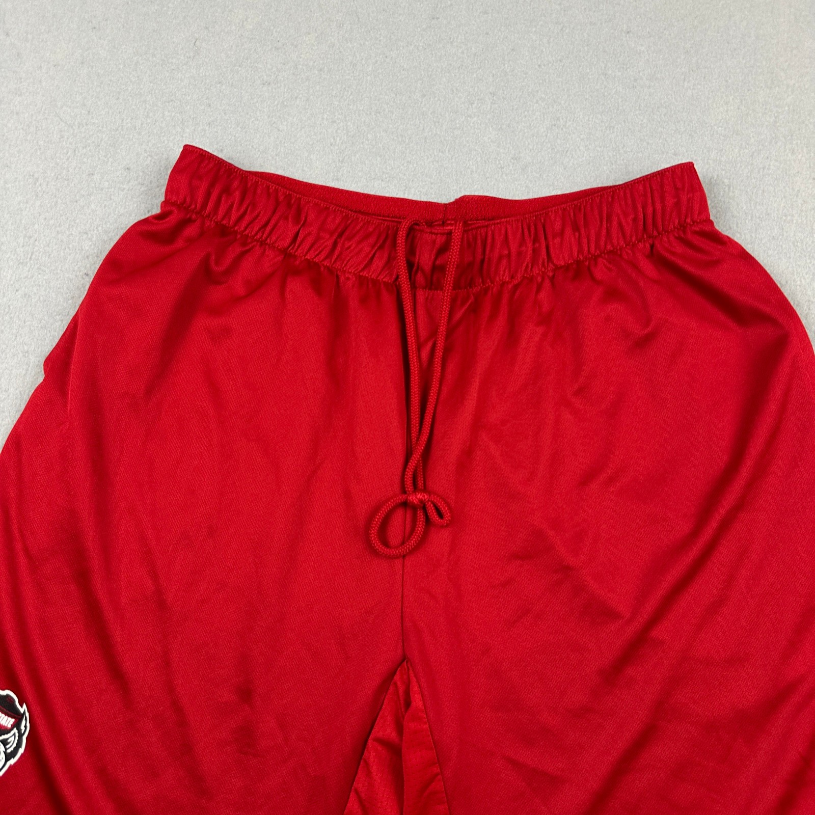 NC State Wolfpack Shorts Men Extra Large Red Solid Adidas NCAA Pockets XL