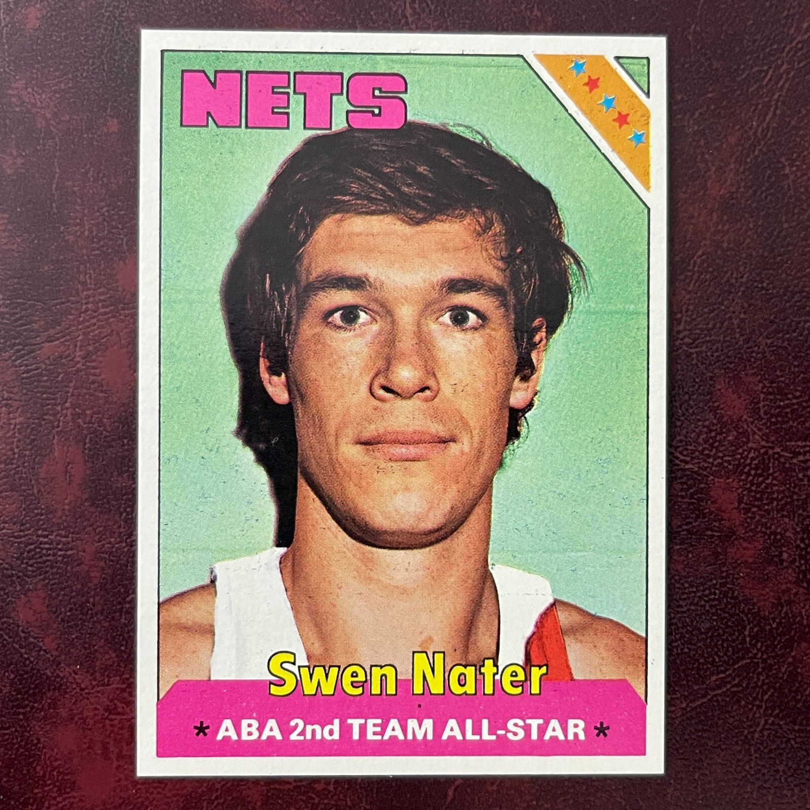 1975-76 Topps ABA Set SWEN NATER #231 N.Y. NETS *GEM MINT* VENDING PRISTINE