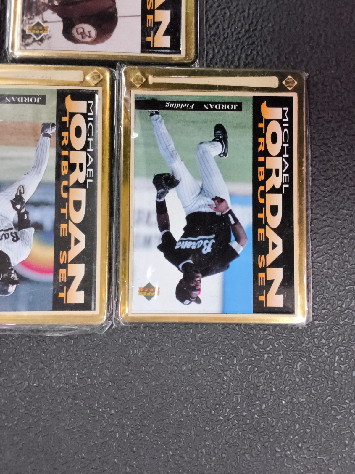 1995 Upper Deck Michael Jordan Baseball Tribute Set (5) Metal Embossed Cards