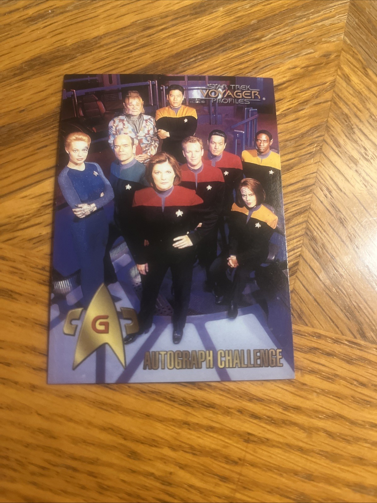 1998 Skybox Star Trek Voyager Profiles Jeri Ryan Seven of Nine Auto Challenge G