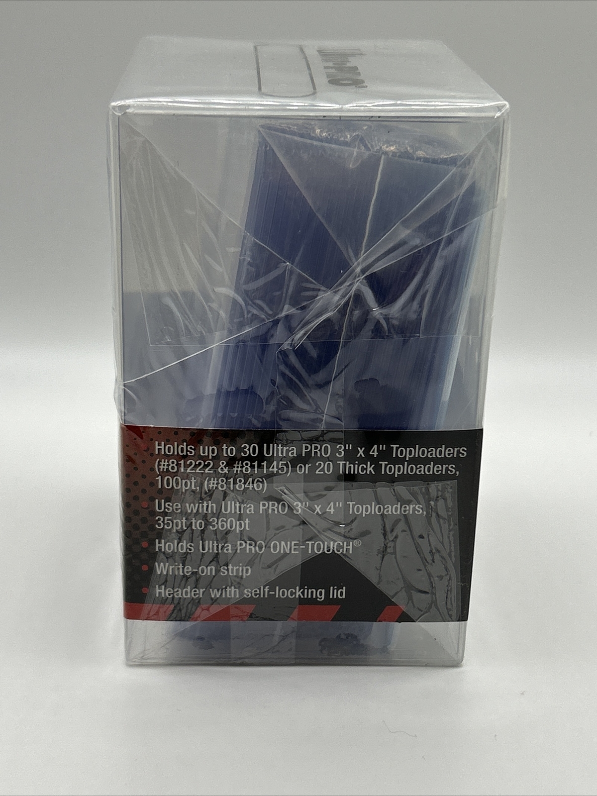 Ultra Pro Toploader Combo box 35pt with 25 3X4Toploaders w/sleeves