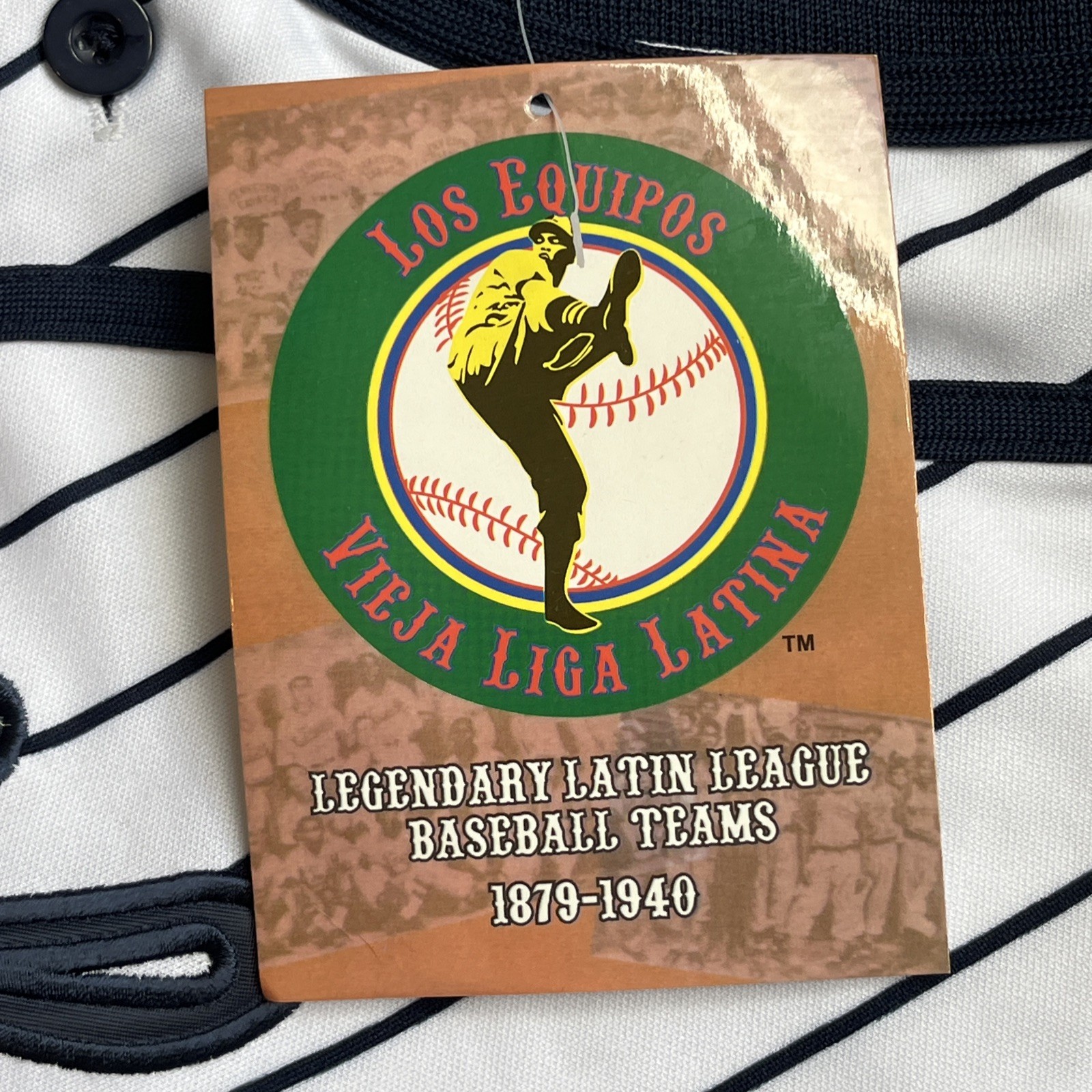 LATIN LEAGUE CIUDAD TRUJILLO THROWBACK (1879-1940) BASEBALL JERSEY #37 Size XL