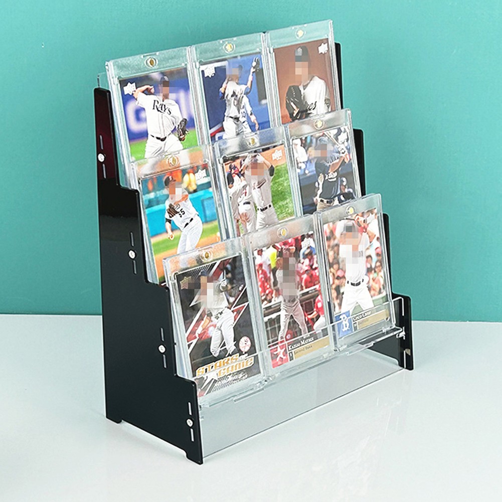 Acrylic Trading Card Display Stand Holder For Sports Baseball Trading Game Card