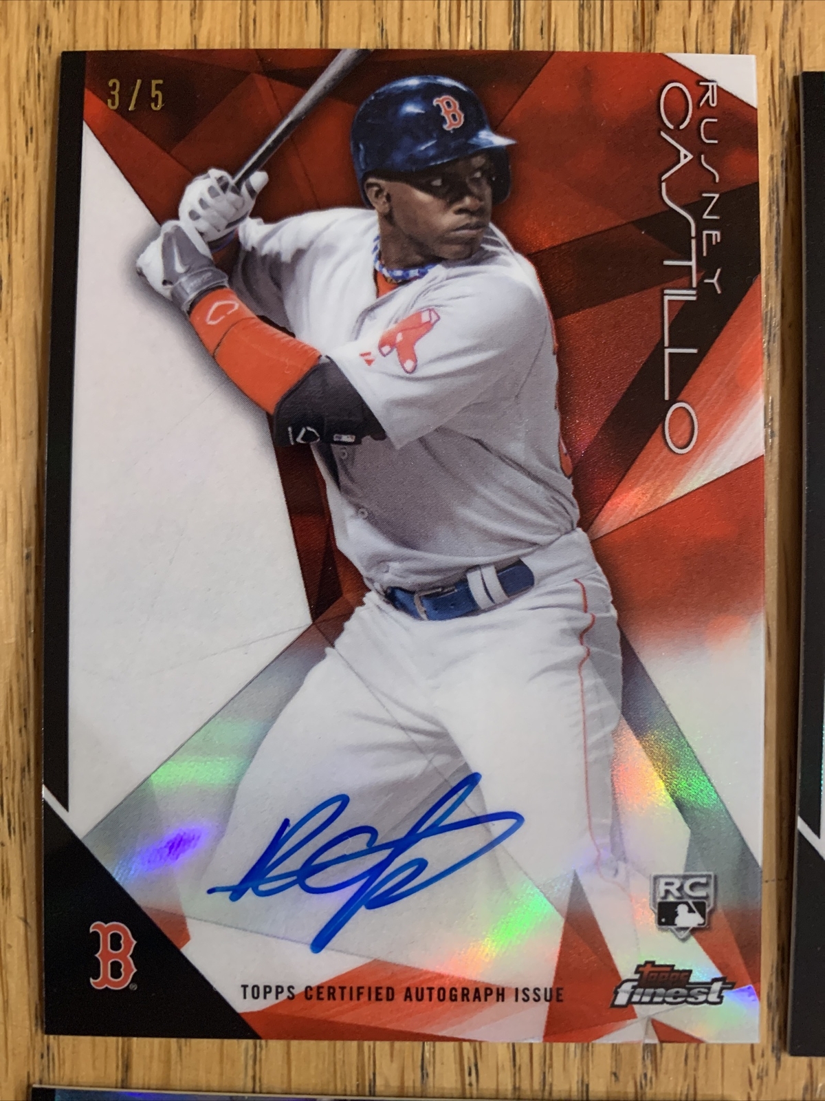 Rusney CASTILLO 2015 Finest Refractor RC AUTO #FA-RCA Lot(6) /5 /25 /50 /99 /150