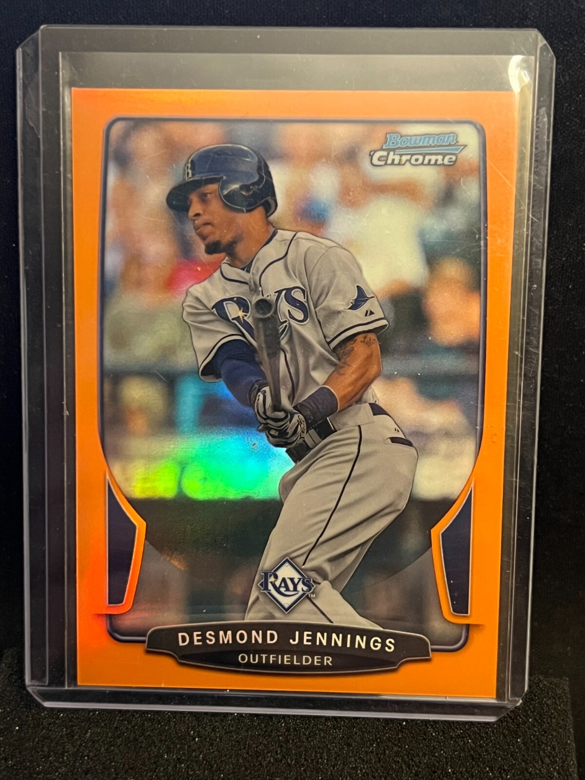 Desmond Jennings 2013 Bowman Chrome Orange Refractor #2/25 – Rays