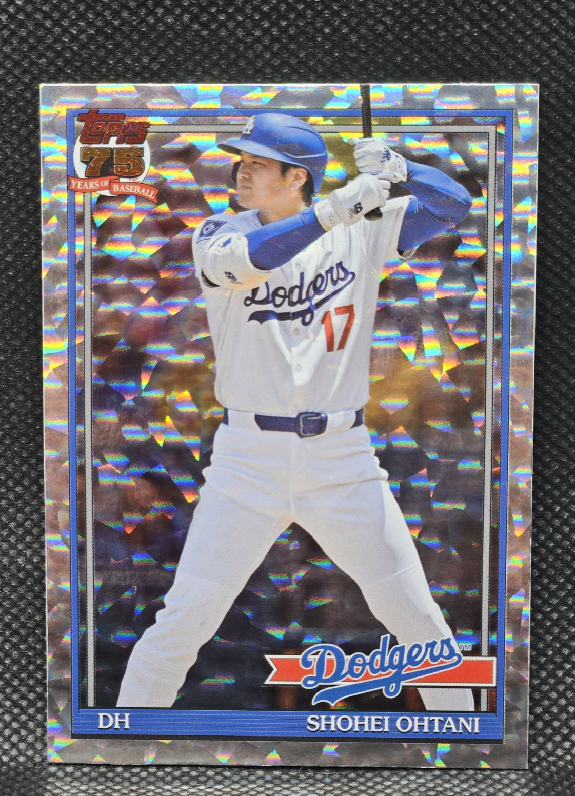 2026 Topps Series 2 #91B2-1 Shohei Ohtani 1991 Crackle Foil Insert Dodgers NM/MT