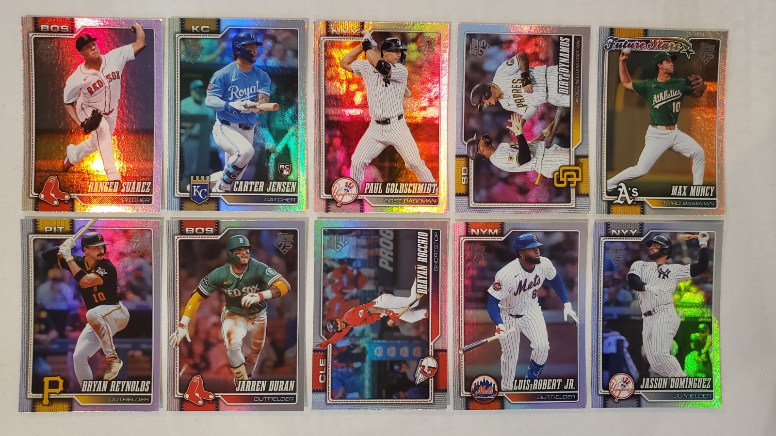 2026 Topps Series 2 – RAINBOW FOIL PARALLELS – Card #s 351-700 – U Pick