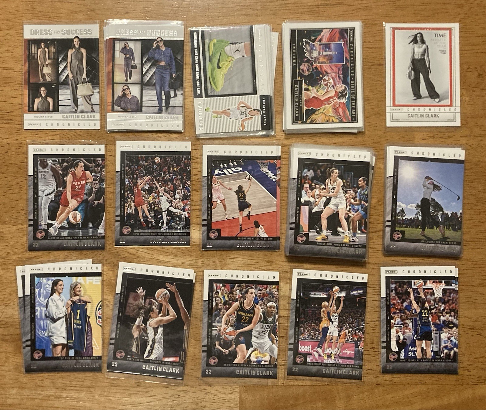 Caitlin Clark 2025 Panini Chronicled Singles You Pick Pay Ship On 1st Card Only