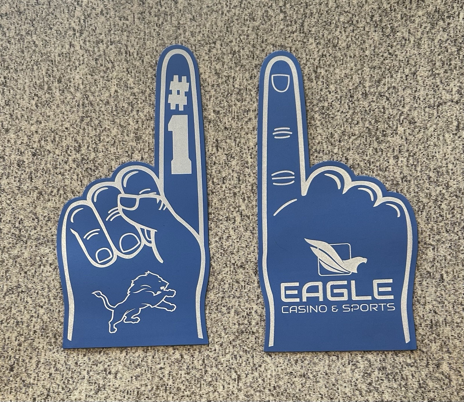 Detroit Lions Foam Finger Fan NFL Football Sports Fan