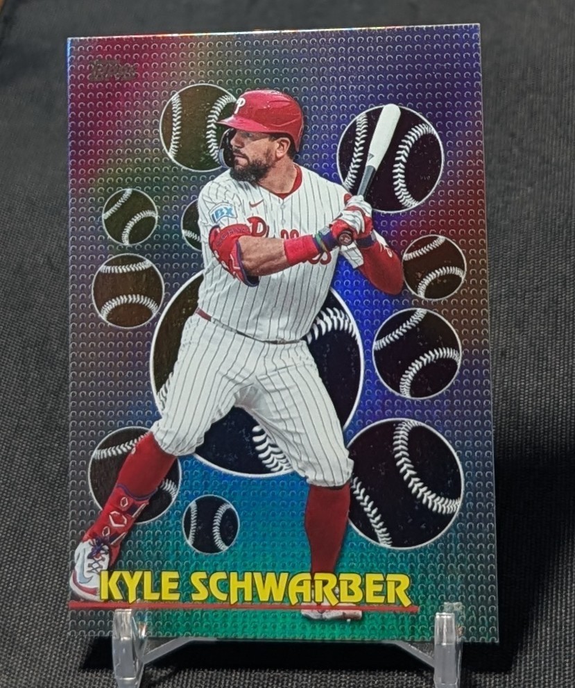 Kyle Schwarber Titans Of The Game Foil 2026 Topps Series 2 Card #TOG-35 Phillies