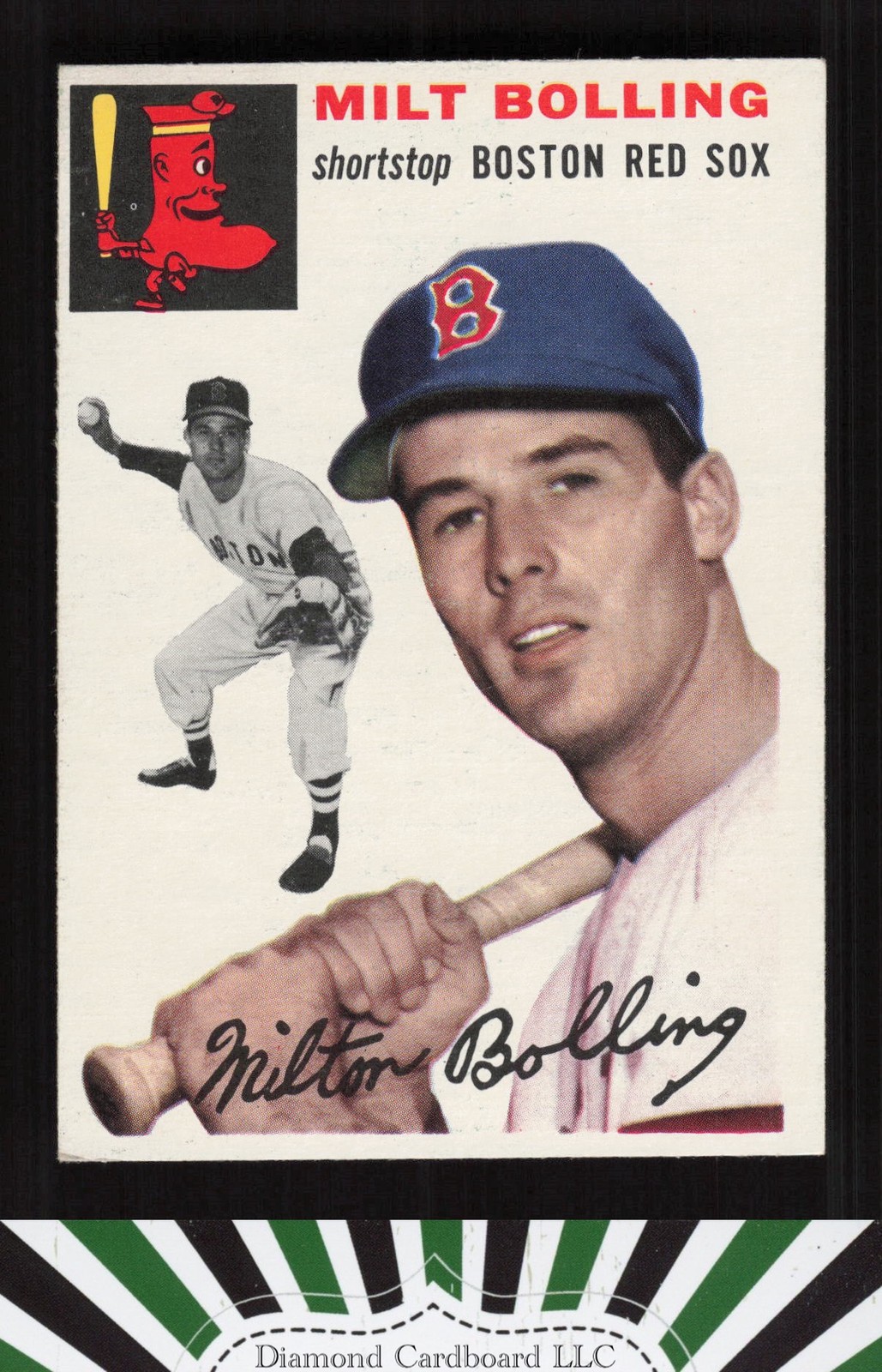 1954 Topps #82 Milt Bolling EX m