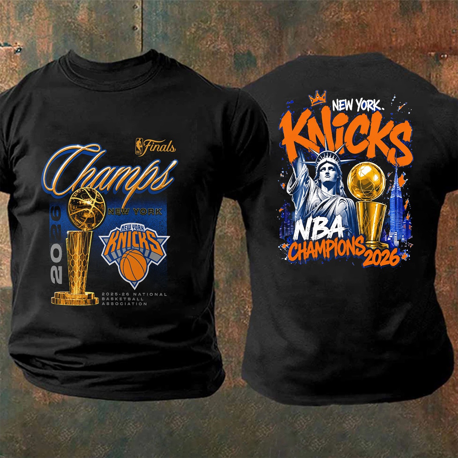 2026 NBA Finals Champions New York Knicks Shirt!!