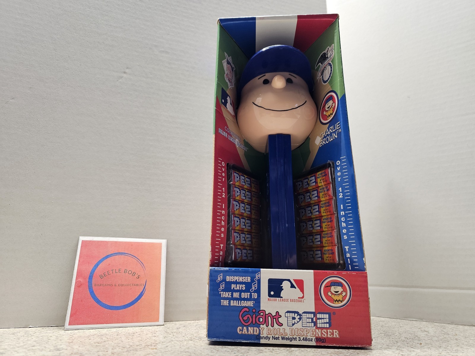 Kansas City Royals MLB Charlie Brown Giant Pez Dispenser NIB