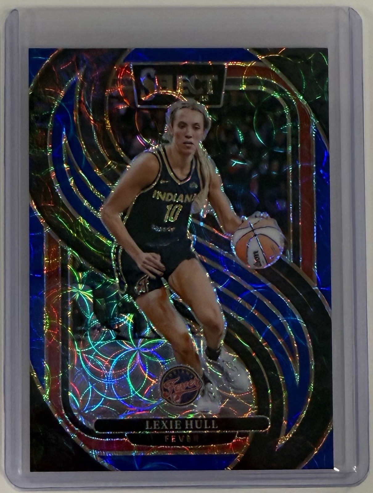 Lexie Hull 2025 Panini Select WNBA Premier #138 Blue Scope /199 Indiana Fever