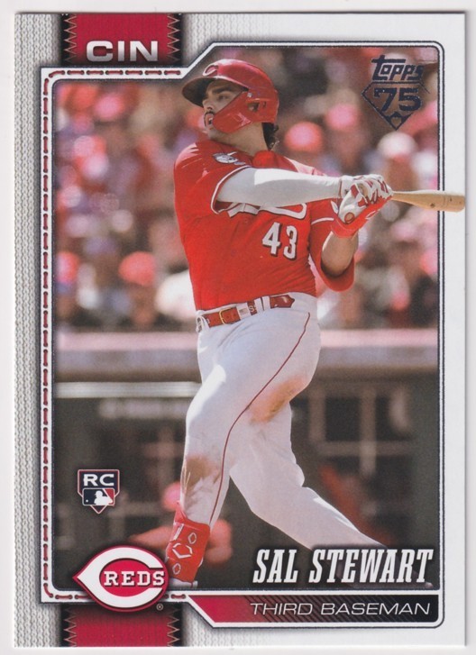 2026 Topps #372 SAL STEWART RC Rookie Cincinnati Reds