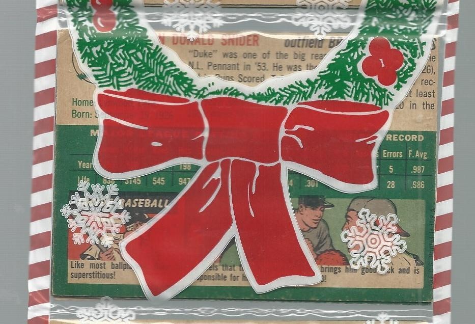 1954 TOPPS Christmas RACK PACK W HOFER D SNIDER / POS: HANK AARON ROOKIE/MAYS/