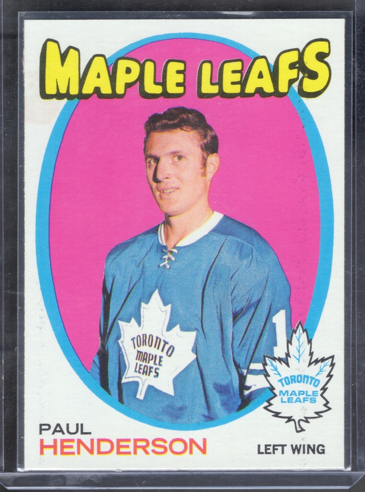 1971-72 Topps – Paul Henderson #67 ExMt/NM