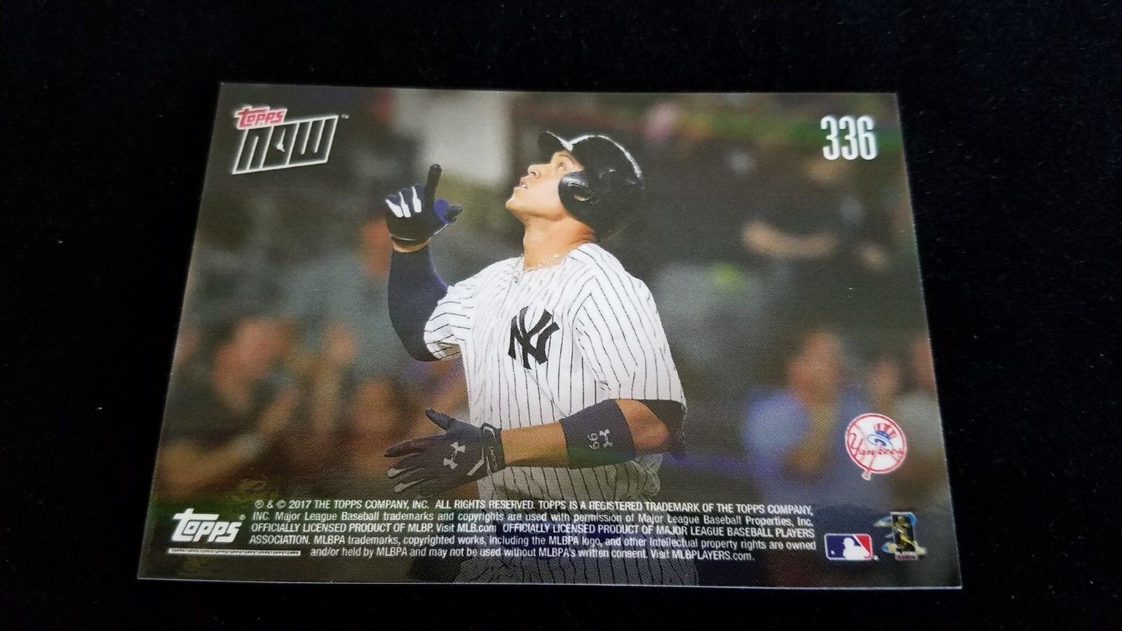 2018 AARON JUDGE TOPPS NOW #336