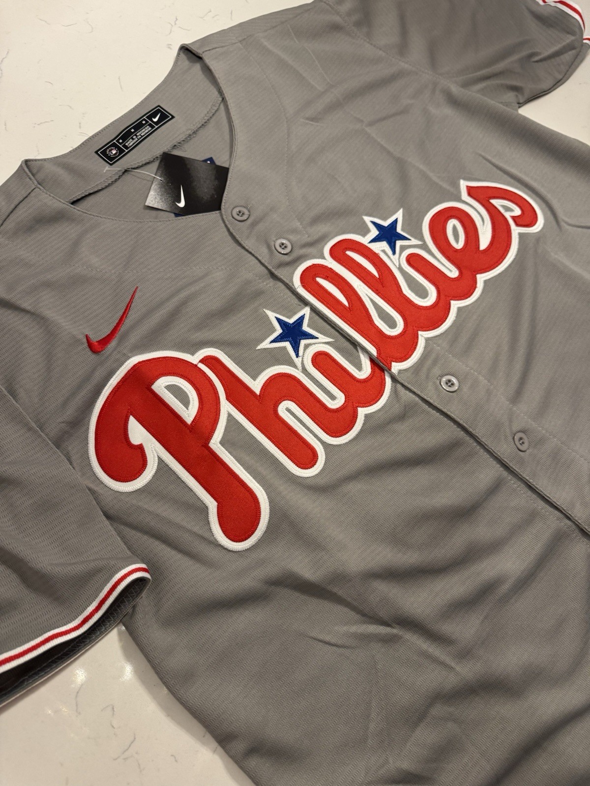 Alex BOHM #28 Philadelphia Phillies Gray Away Jersey Adult NWT All Stitched