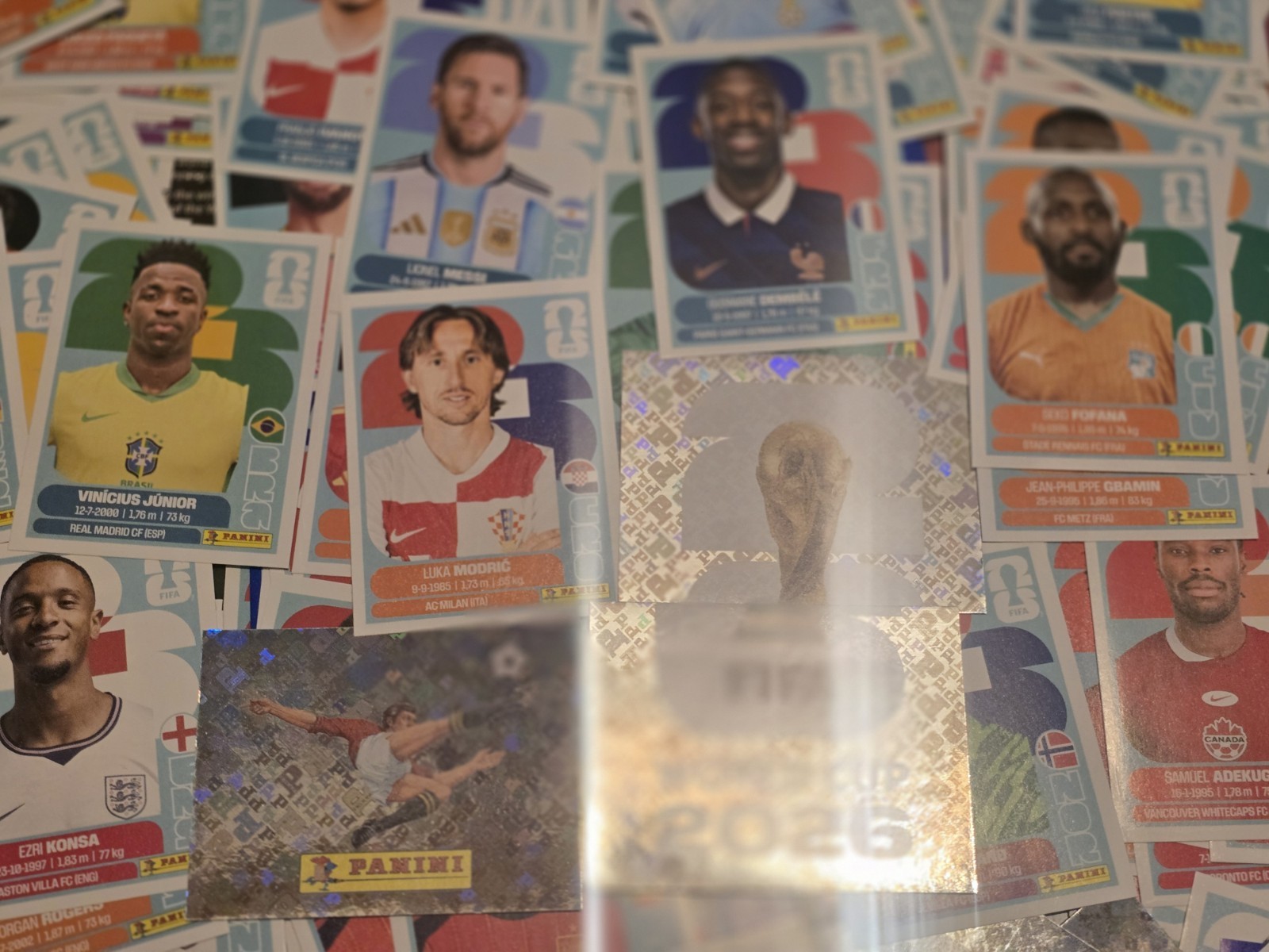 FIFA Wc 2026 Sticker Collection Messi , Dembele , Fwc 1 & 2, Luka , Vini Jr & 00