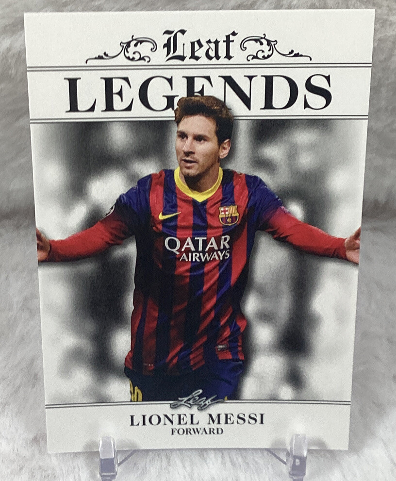 2017 LEAF LIONEL MESSI #06 LEAF LEGENDS SOCCER CARD