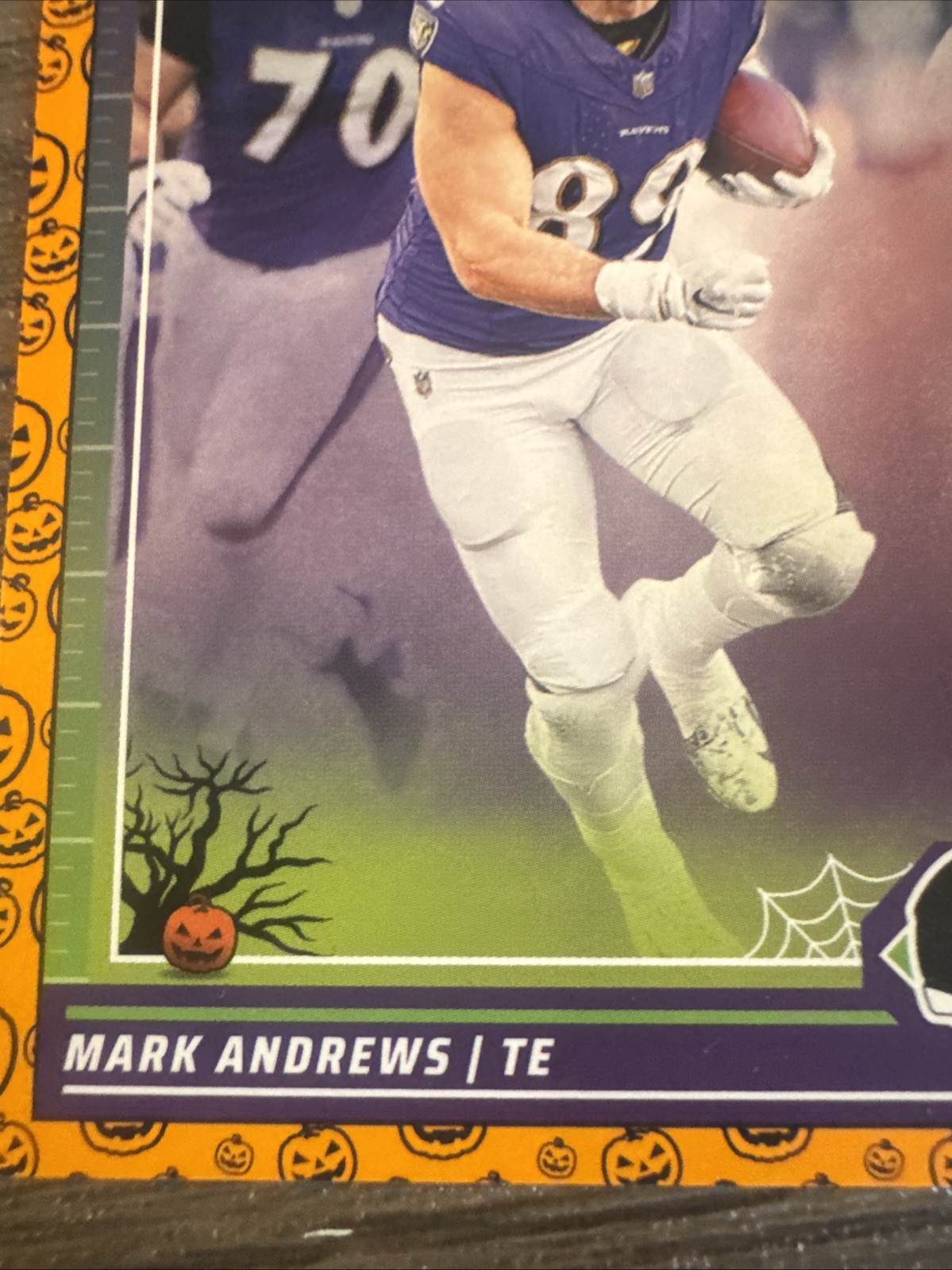 2024 Score Halloween Orange Pumpkin #22 Mark Andrews Baltimore Ravens