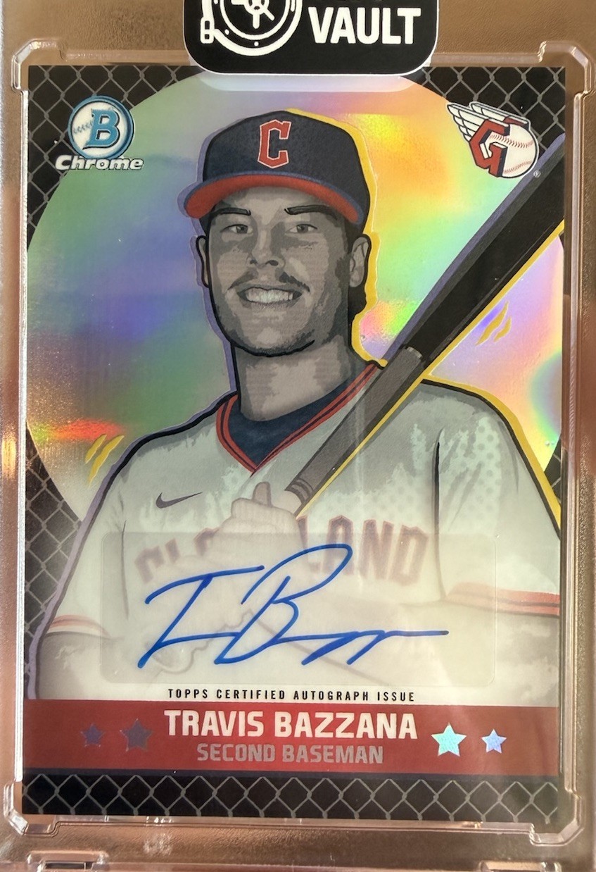 2025 Bowman Chrome Travis Bazzana Ascensions Auto /50 Case Hit SSP
