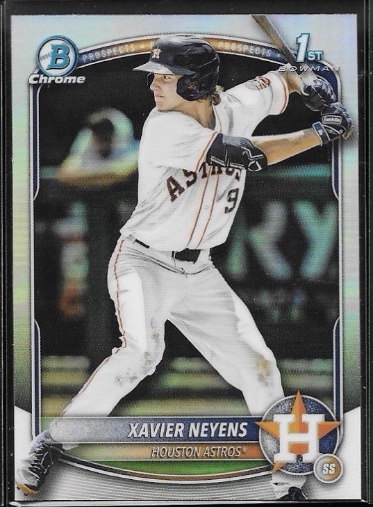 2025 Bowman Draft Xavier Neyens #BDC-2 1st Chrome Refractor Houston Astros