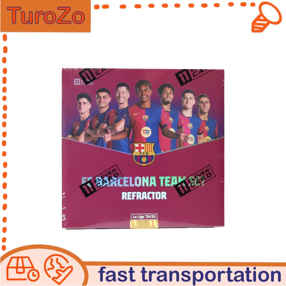 2024-25 Panini ELEVENCARD Barcelona Football Team Box Star Card Factory Sealed