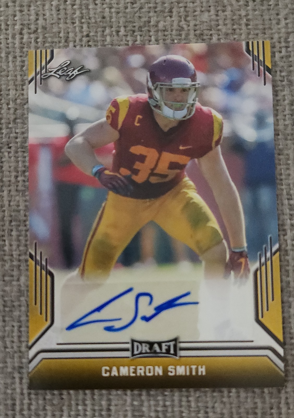 2019 Leaf Draft – Autographs Cameron Smith #BA-CS1 (AU, RC)