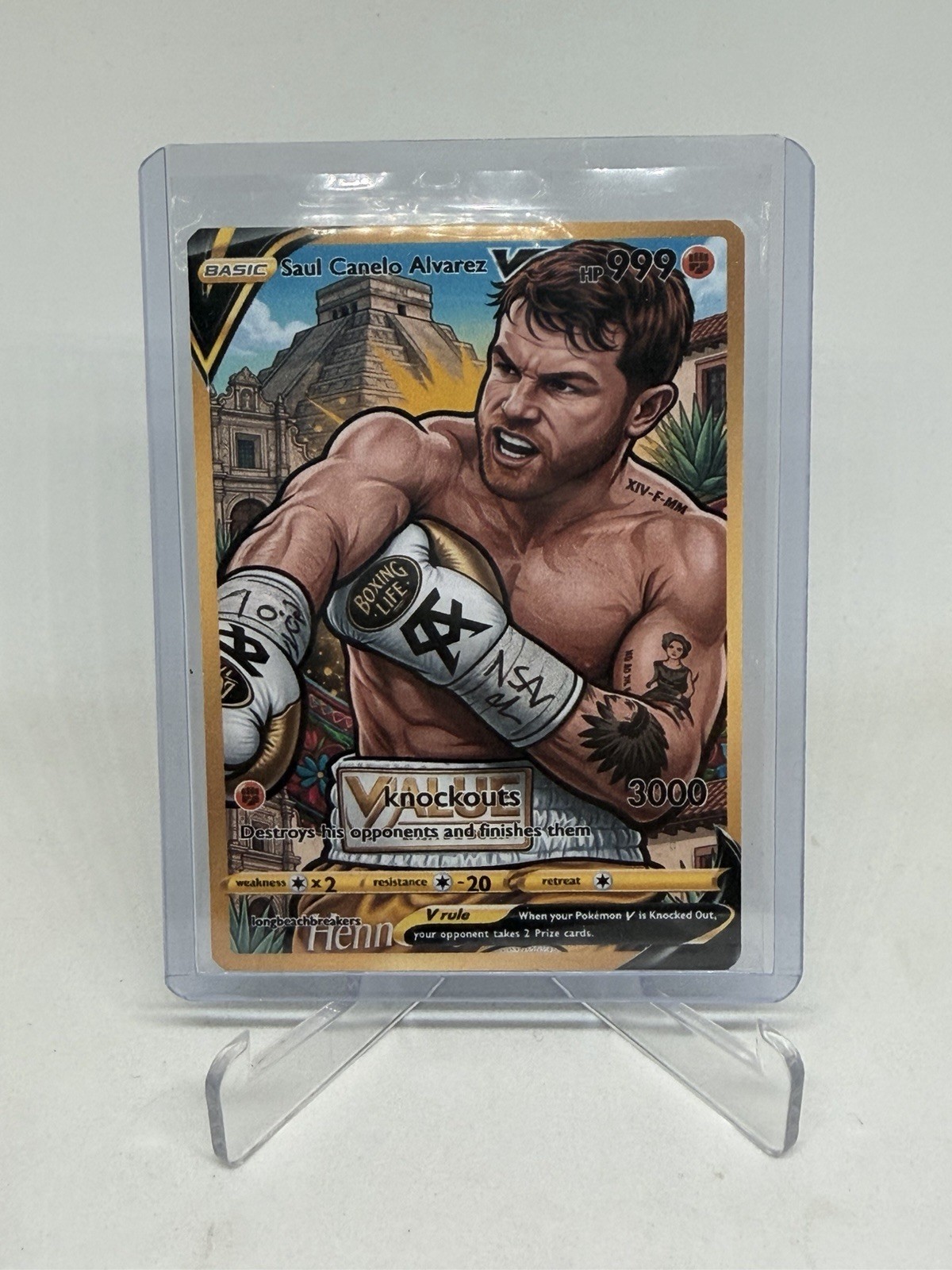 Canelo Alvarez Pokémon Card Boxing Mexico