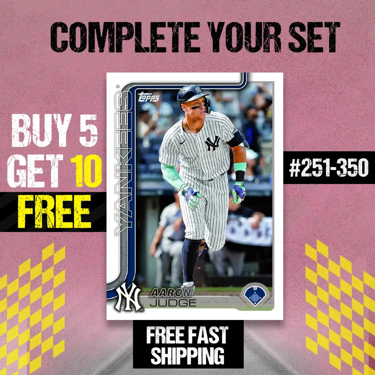 2025 Topps Series 1 Baseball Singles #251-350 You Pick Complete Your Set