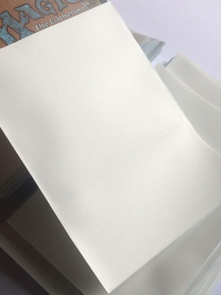 Lenayuyu 300pcs whiteW Protector Standard MTG Card Sleeves 66x91mm Glossy