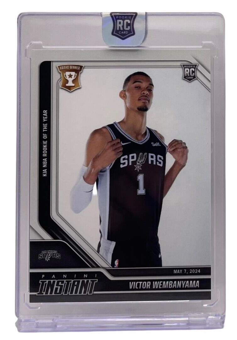 2023-24 PANINI INSTANT #544 VICTOR WEMBANYAMA RC NBA ROOKIE OF THE YEAR Sealed