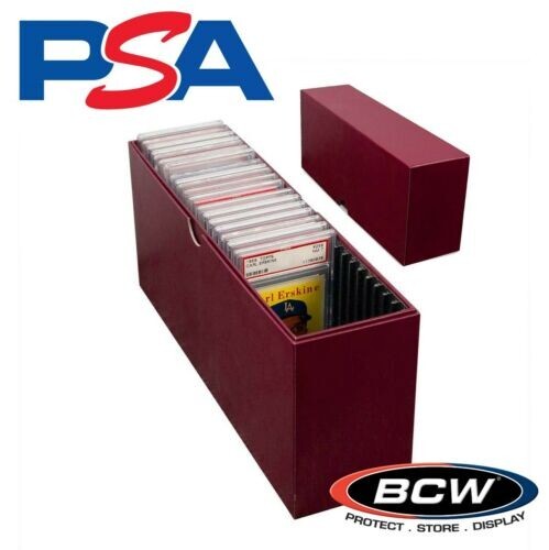 5 Pack BCW One Touch Magnetic Card Holder 35 Pt | 2-piece design w/ gold magnet
