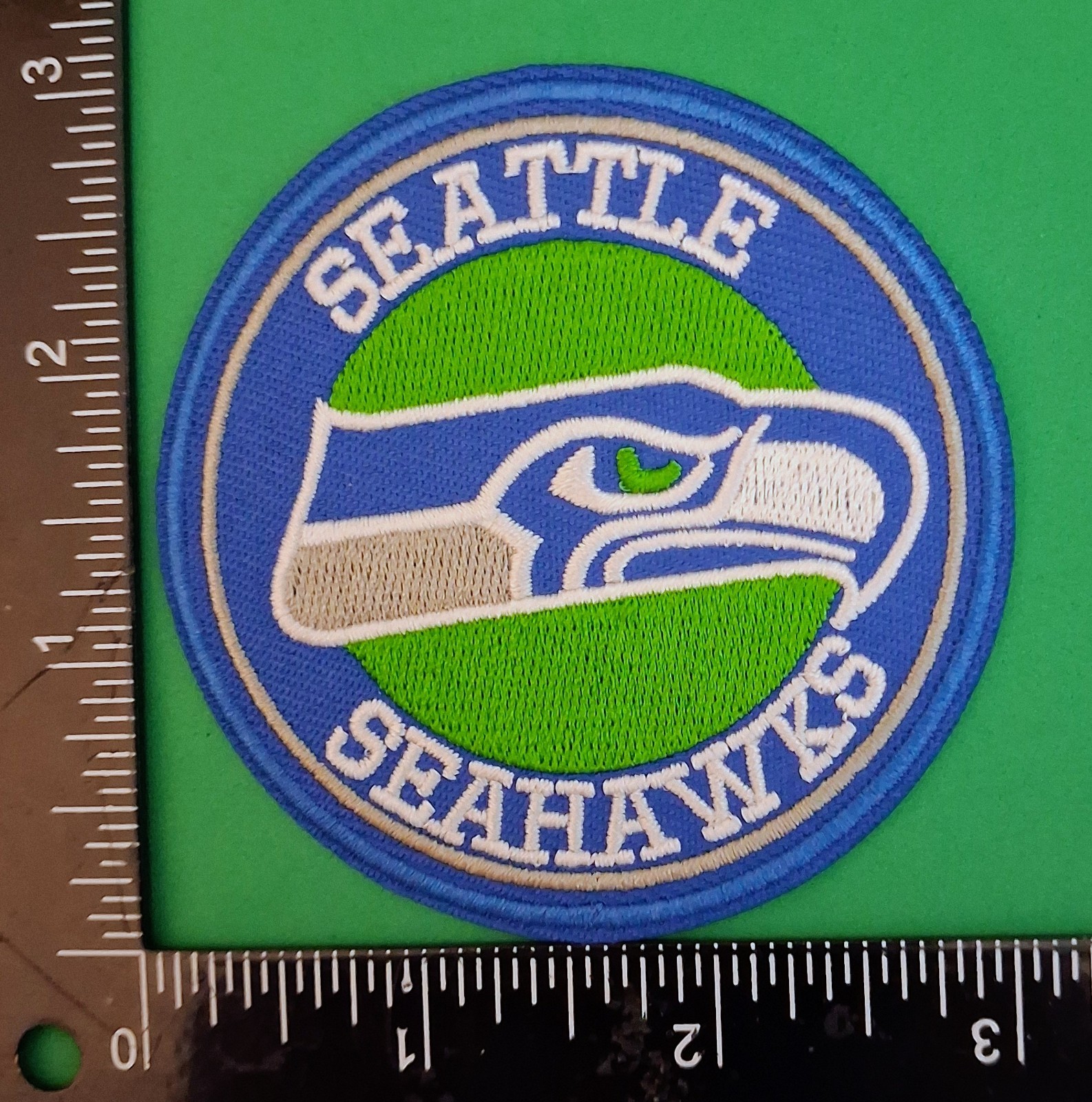 SEATTLE SEAHAWKS EMBROIDERED IRON ON PATCH