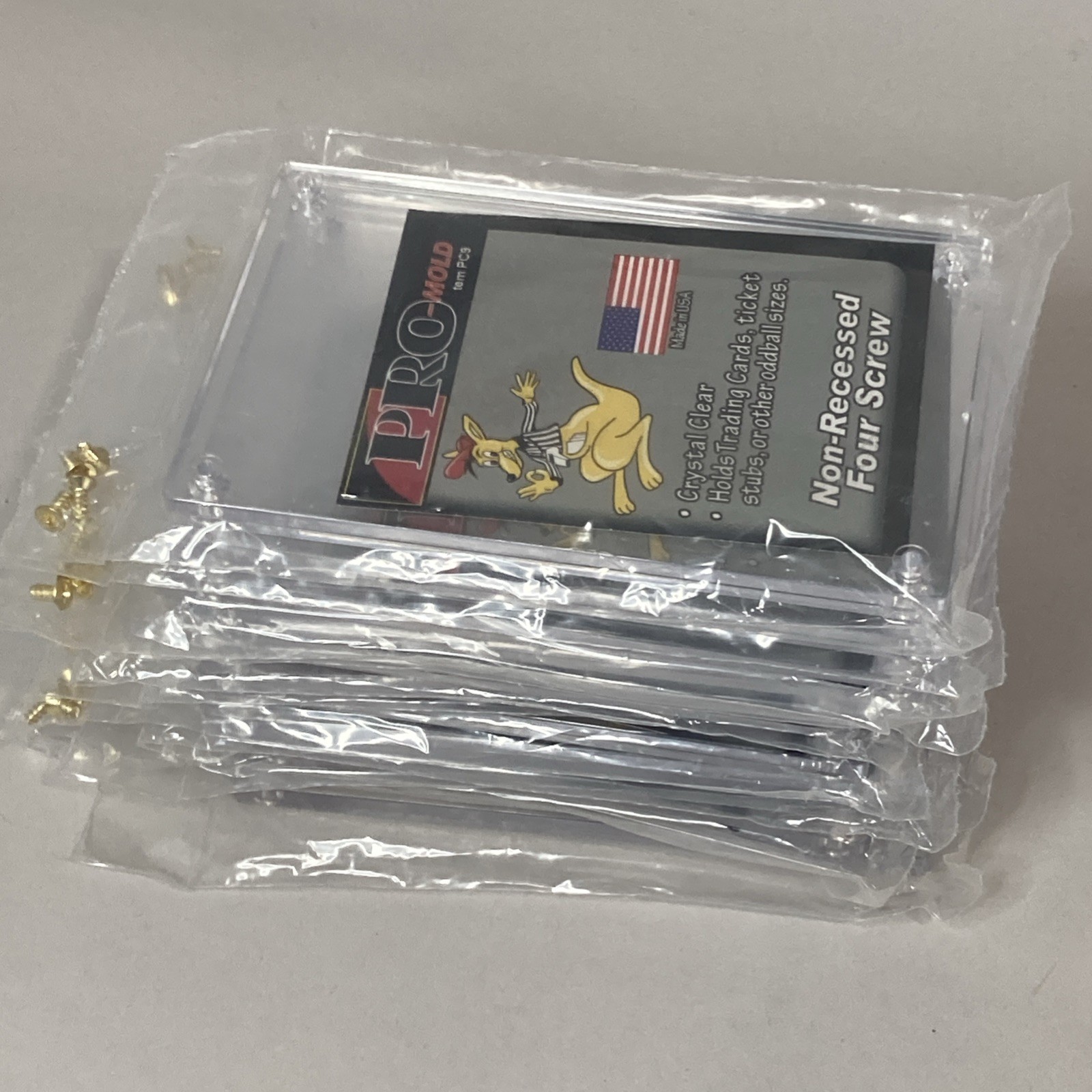 11 x PRO-MOLD PC9 – 20 POINT FOUR (4) SCREW NON RECESSED SCREWDOWN Sports Cards