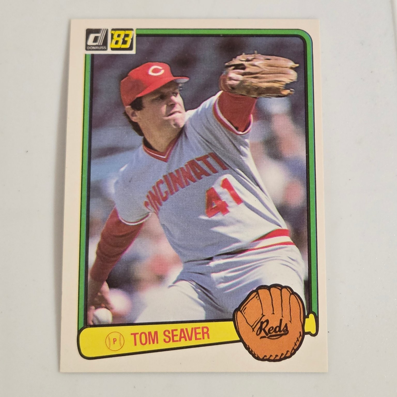 Tom Seaver Cincinnati Reds 1983 Donruss Baseball Card #122