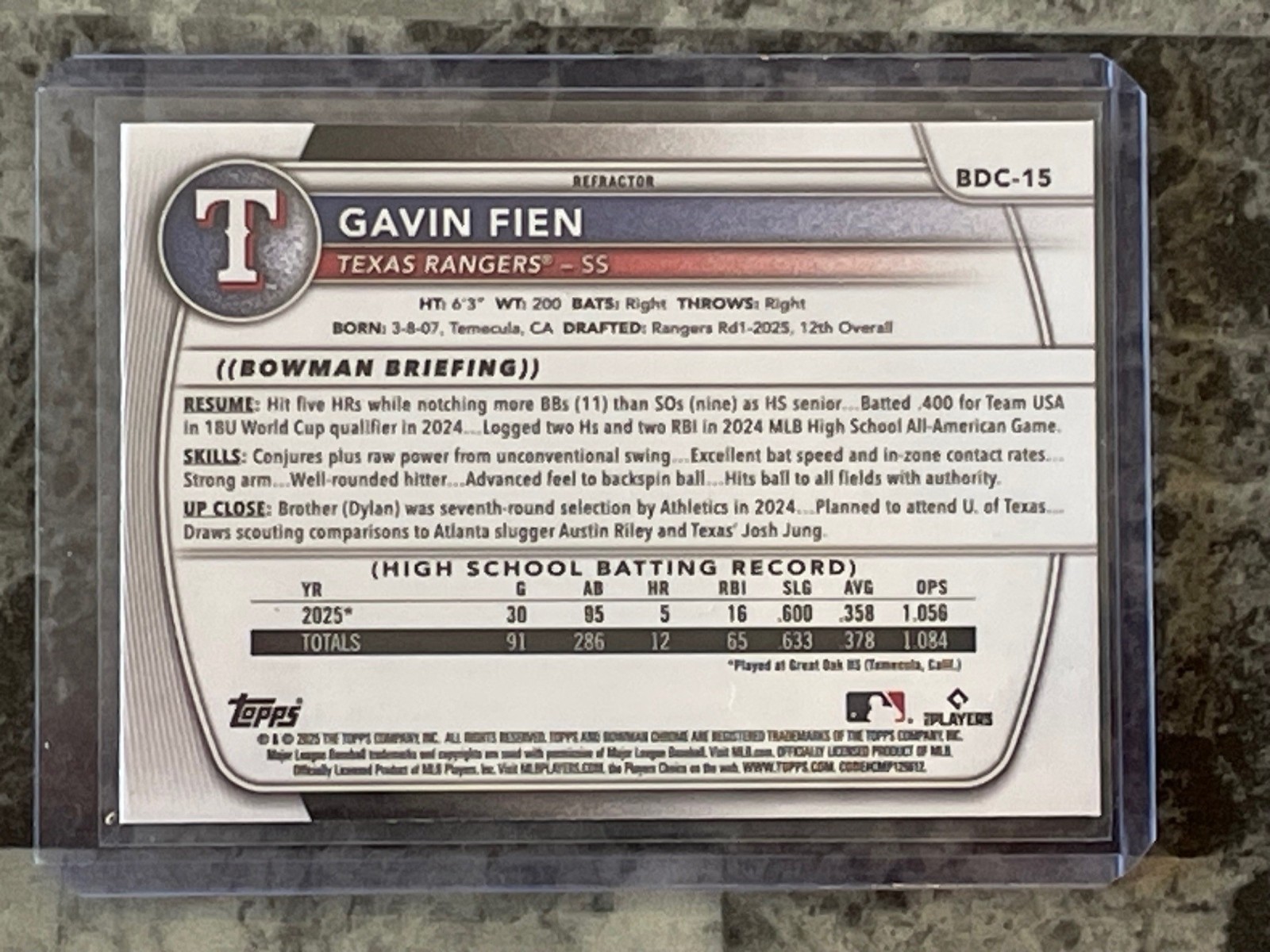 2025 Bowman Draft REFRACTORS Complete Your Set BDC-1 thru BDC-200