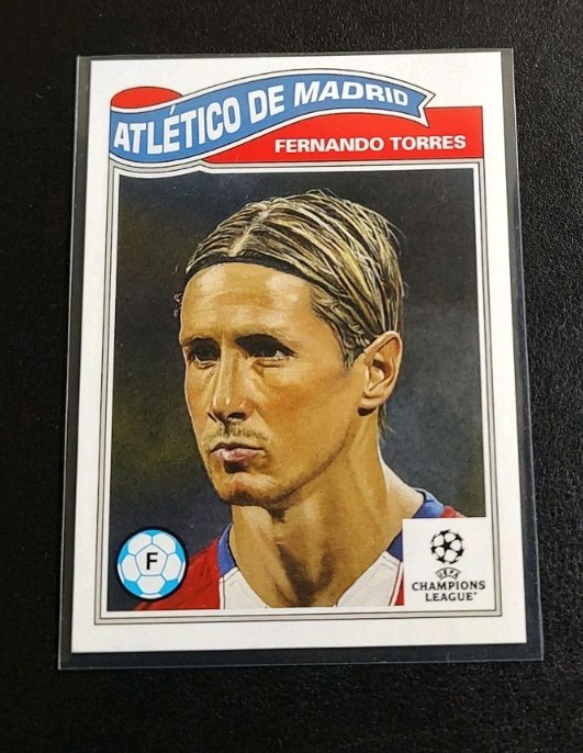 Fernando Torres Topps Living Set UCC #886 Atletico de Madrid PR 722 In Hand