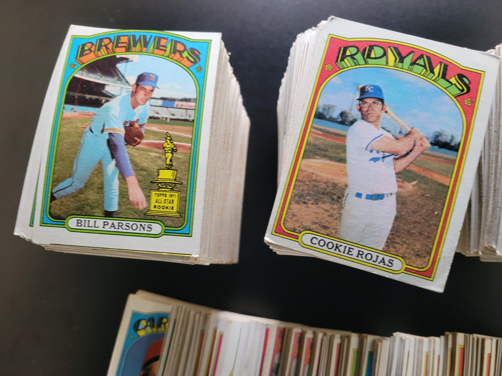 1972 Topps Baseball Set Builder Lots – 100 Different Vintage Cards