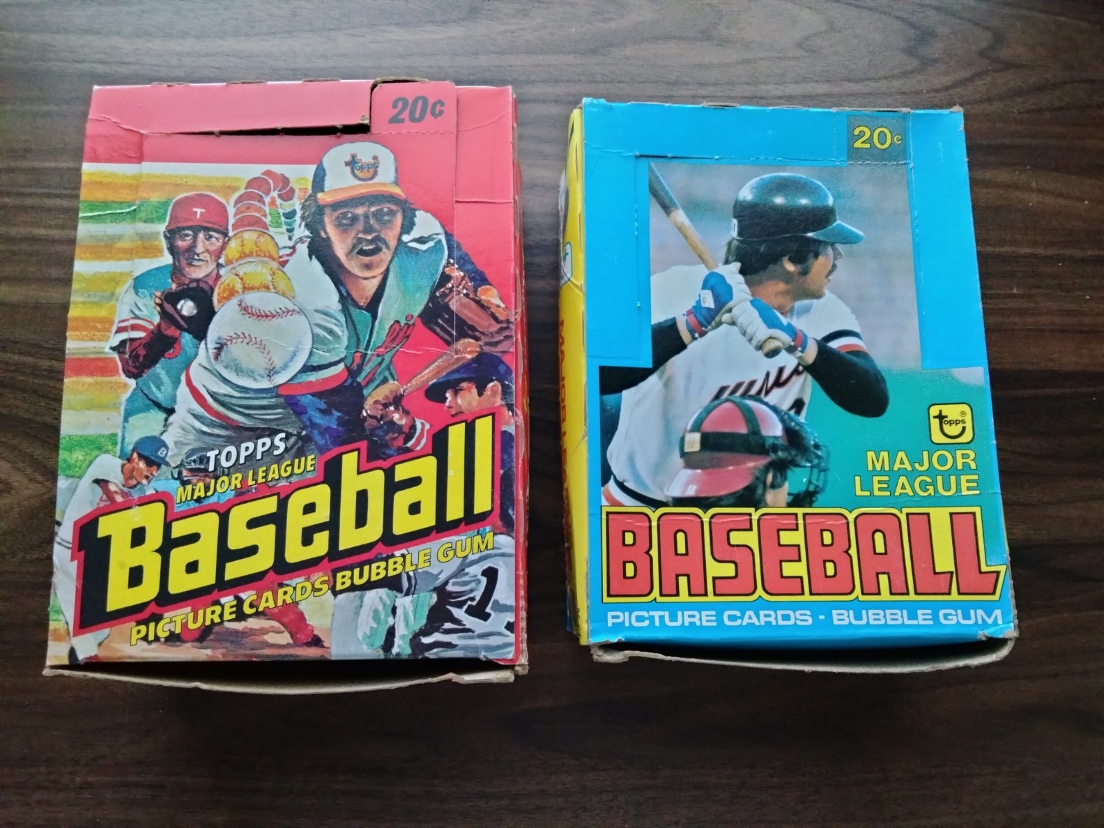 1978 And 1979 Topps Baseball Empty Display Boxes, Good Cond, see description