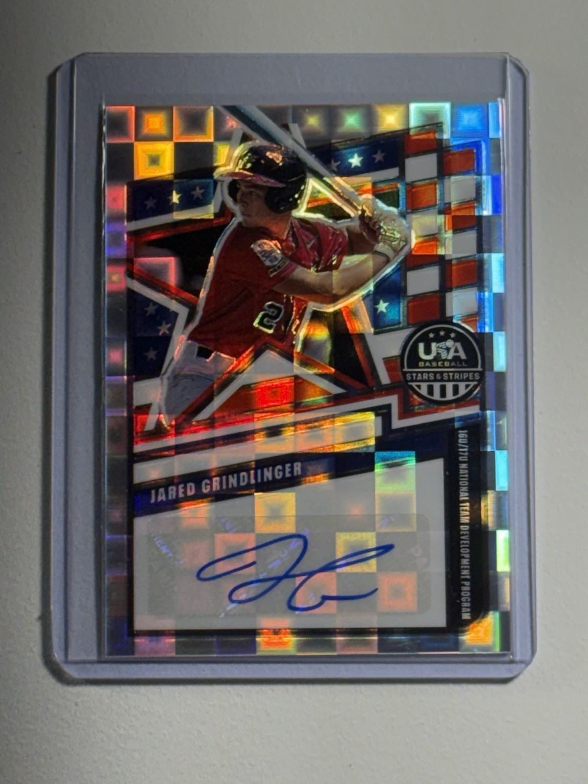 2026 Panini Stars & Stripes JARED GRINDLINGER Pandora Auto /100 ANGELS🔥🎇🎆