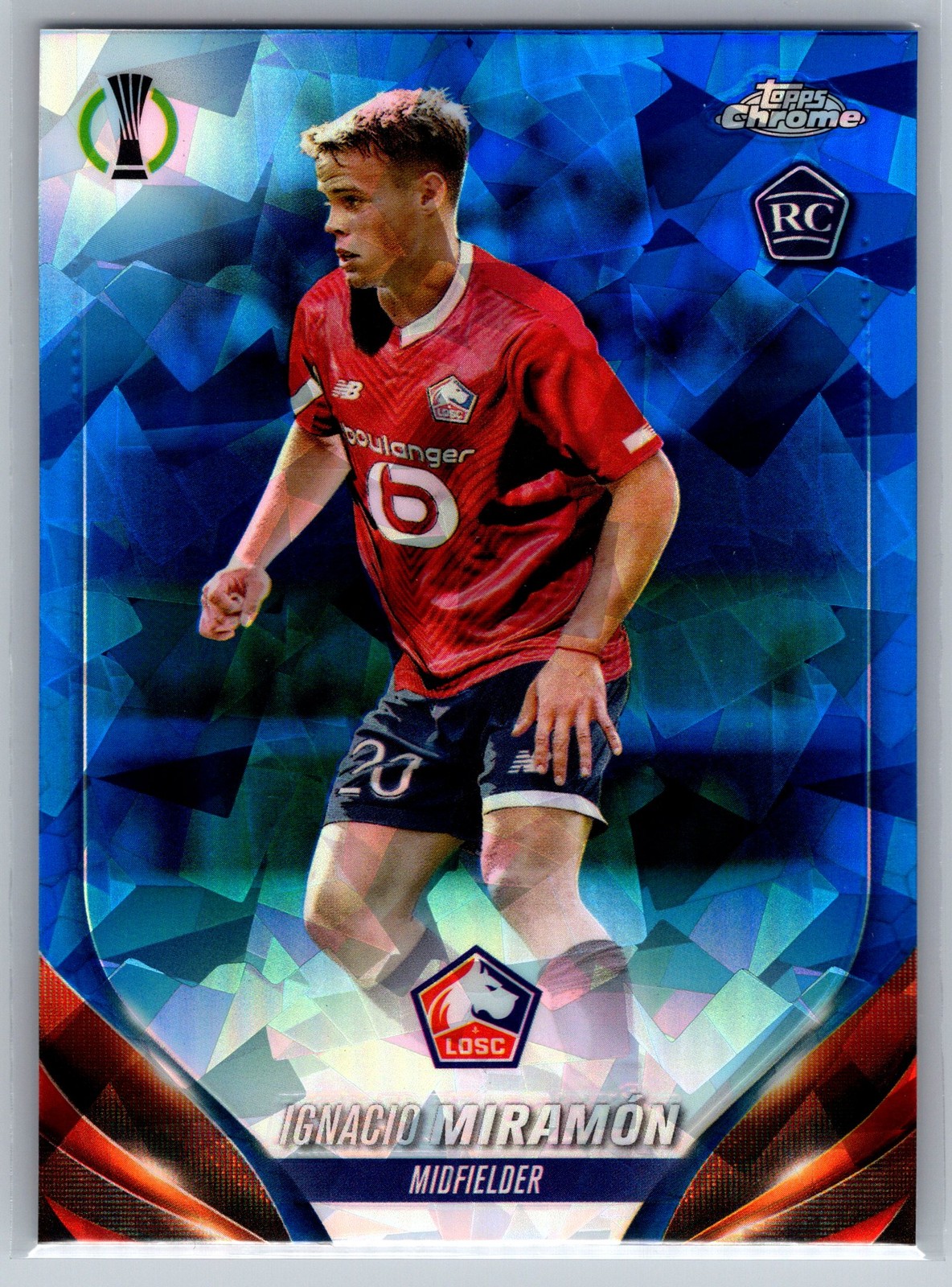 2023-24 Topps Chrome Sapphire UEFA Ignacio Miramón Rookie #3 LOSC Lille