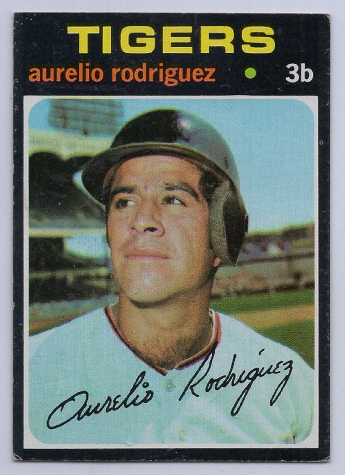1971 Topps #464 Aurelio Rodriguez in EX Condition Tigers