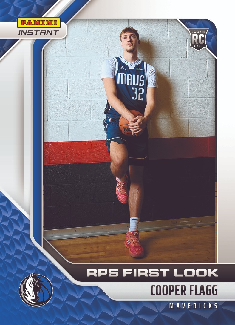 2025 PANINI INSTANT NBA RPS FIRST LOOK 16 COOPER FLAGG MAVERICKS ROOKIE