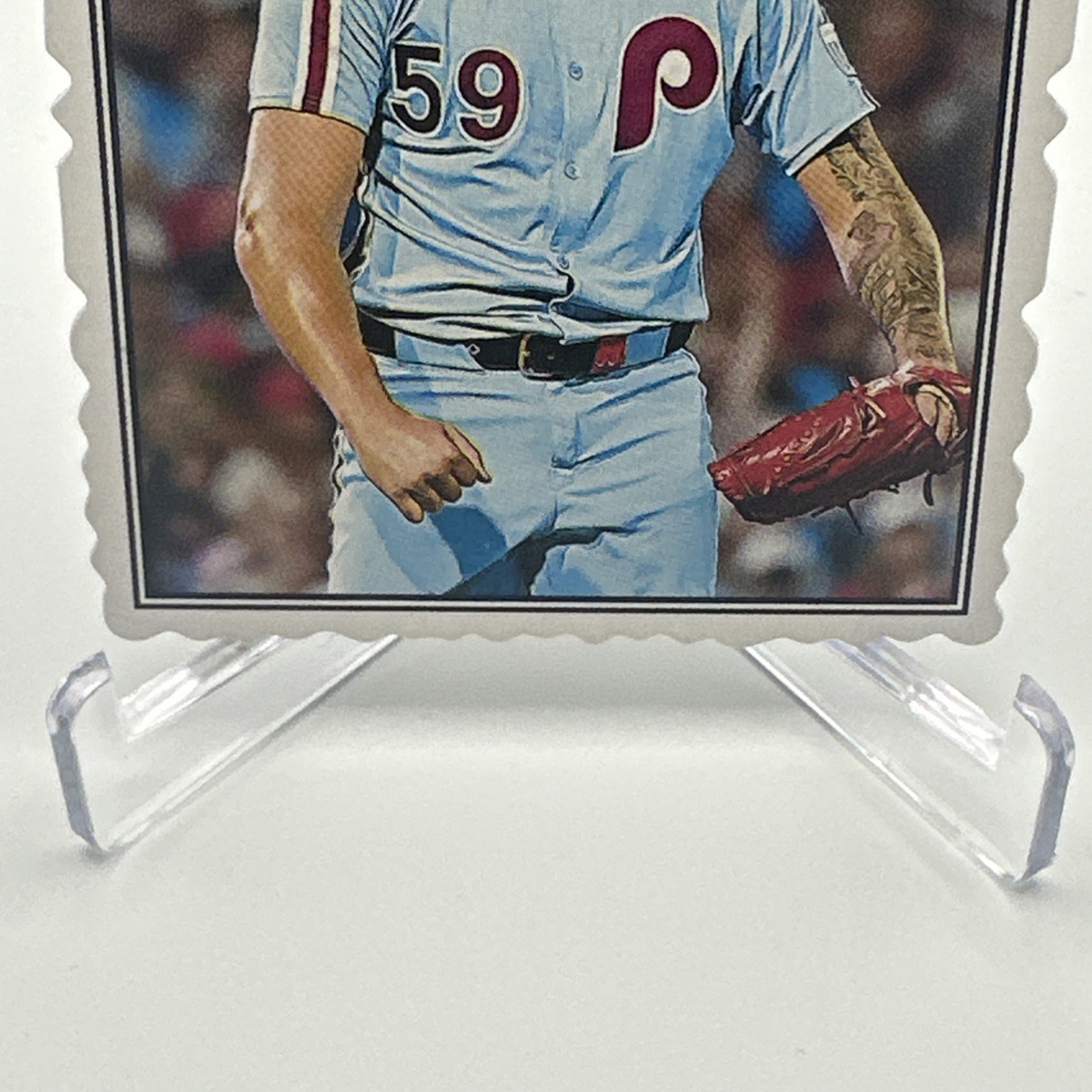 Jhoan Duran 2026 Topps Heritage Deckle Edge SP Philadelphia Phillies #14